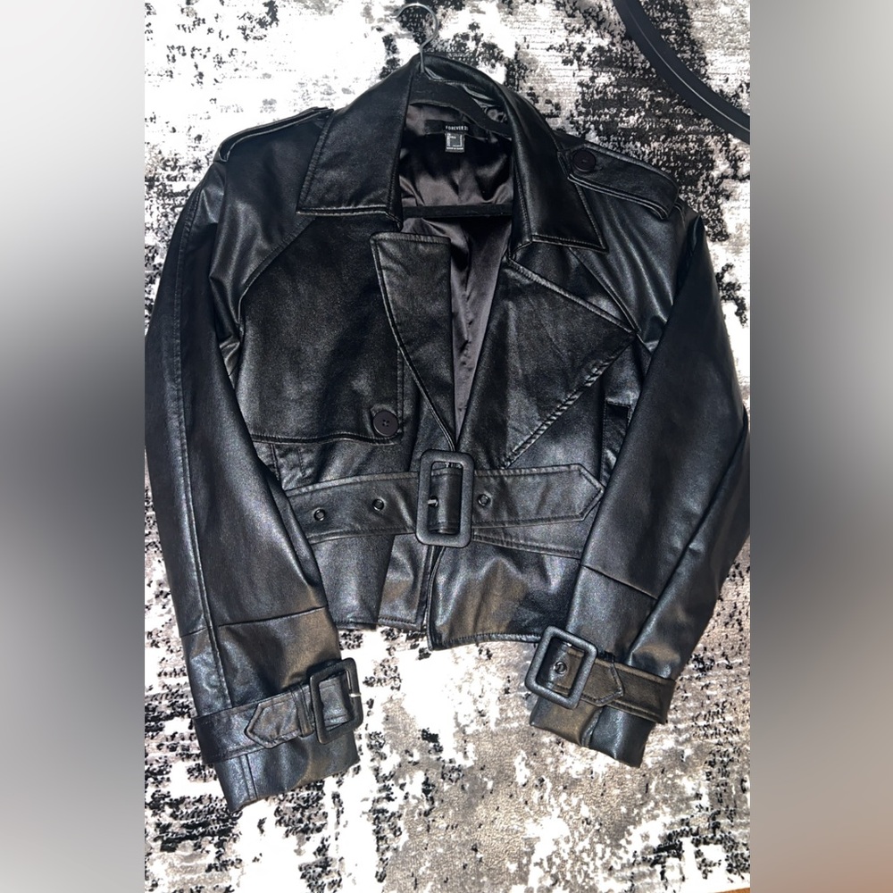 Forever 21 Black Leather Jacket